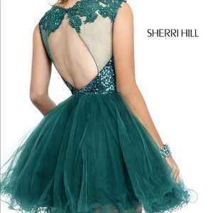 Gorgeous Emerald Sherri Hill Dress